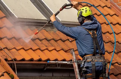 Démoussage et hydrofuge de toiture à Léthuin